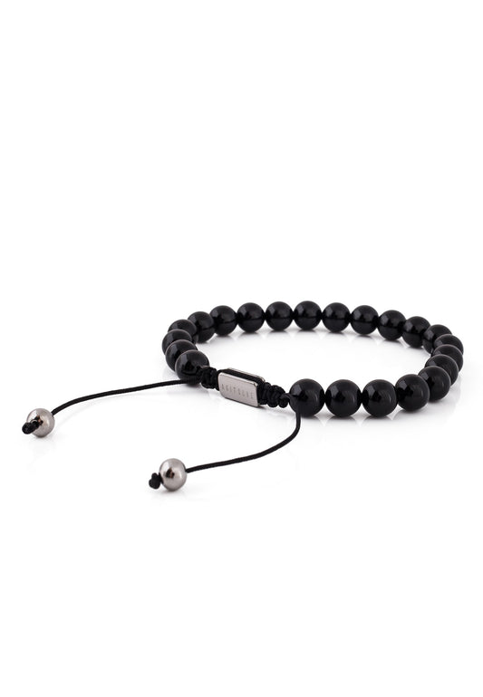 Venatio Beaded Bracelet Silver-Marble Silver