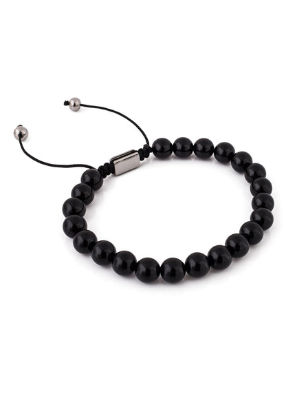 Venatio Beaded Bracelet Silver-Marble Silver