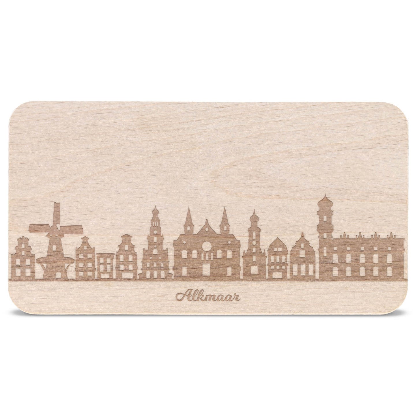 Frühstücksbrettchen Skyline Alkmaar