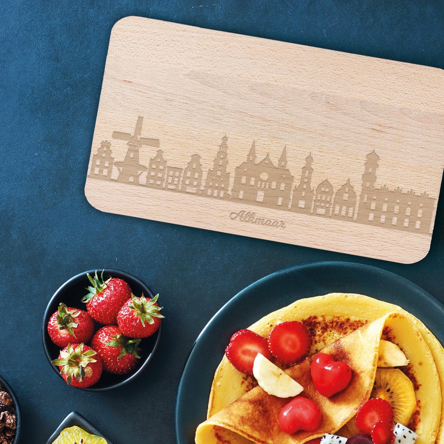 Frühstücksbrettchen Skyline Alkmaar