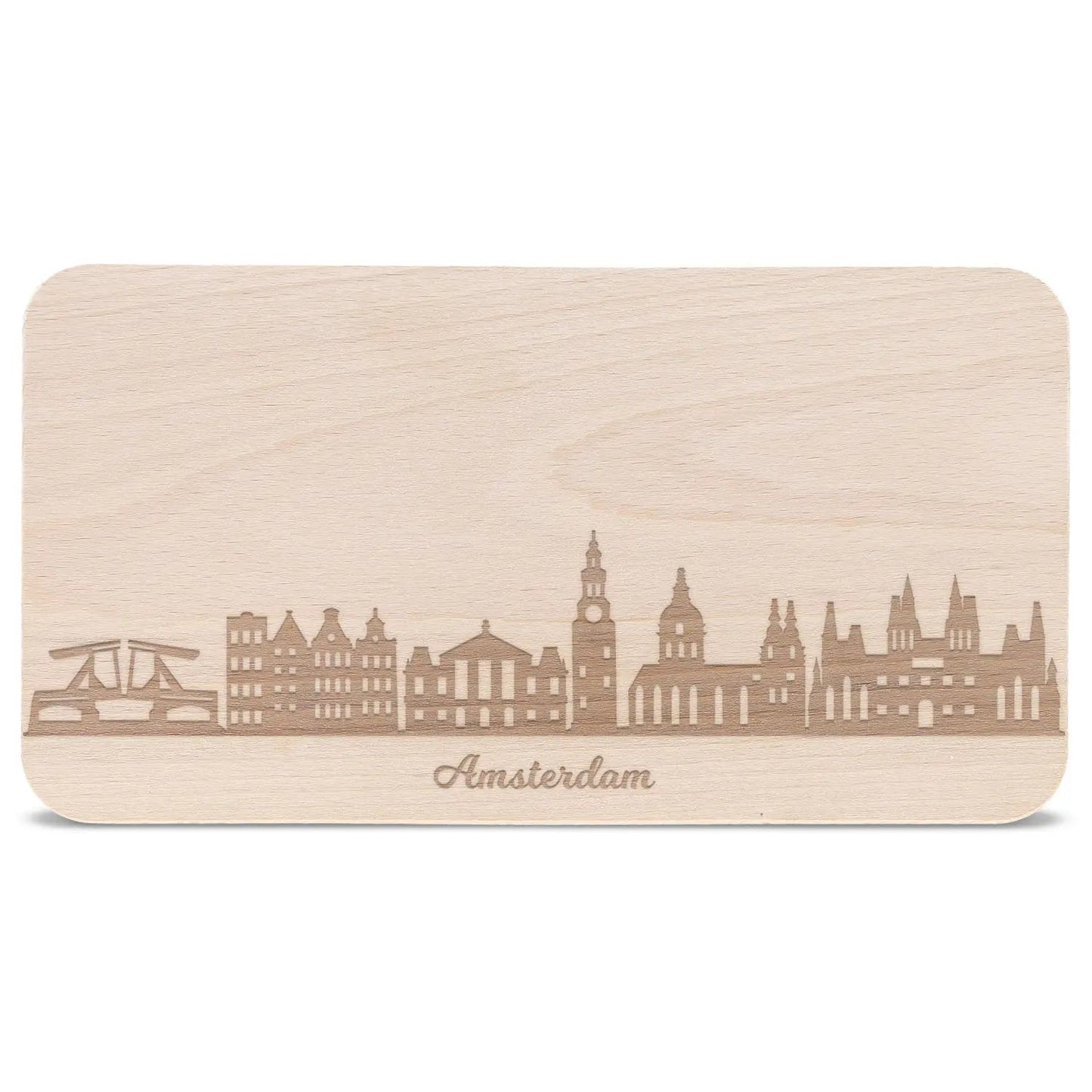Frühstücksbrettchen Skyline Amsterdam