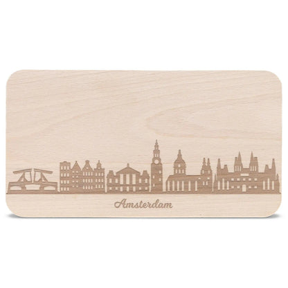 Frühstücksbrettchen Skyline Amsterdam