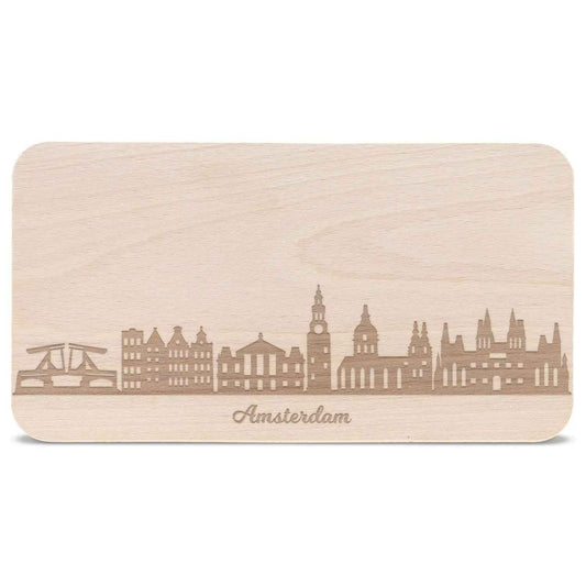 Frühstücksbrettchen Skyline Amsterdam