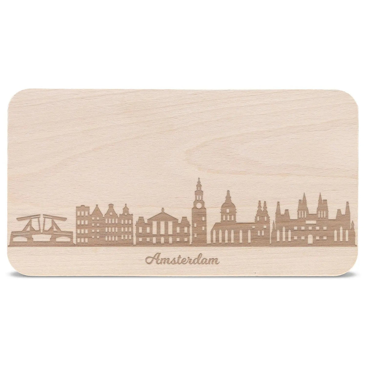 Frühstücksbrettchen Skyline Amsterdam