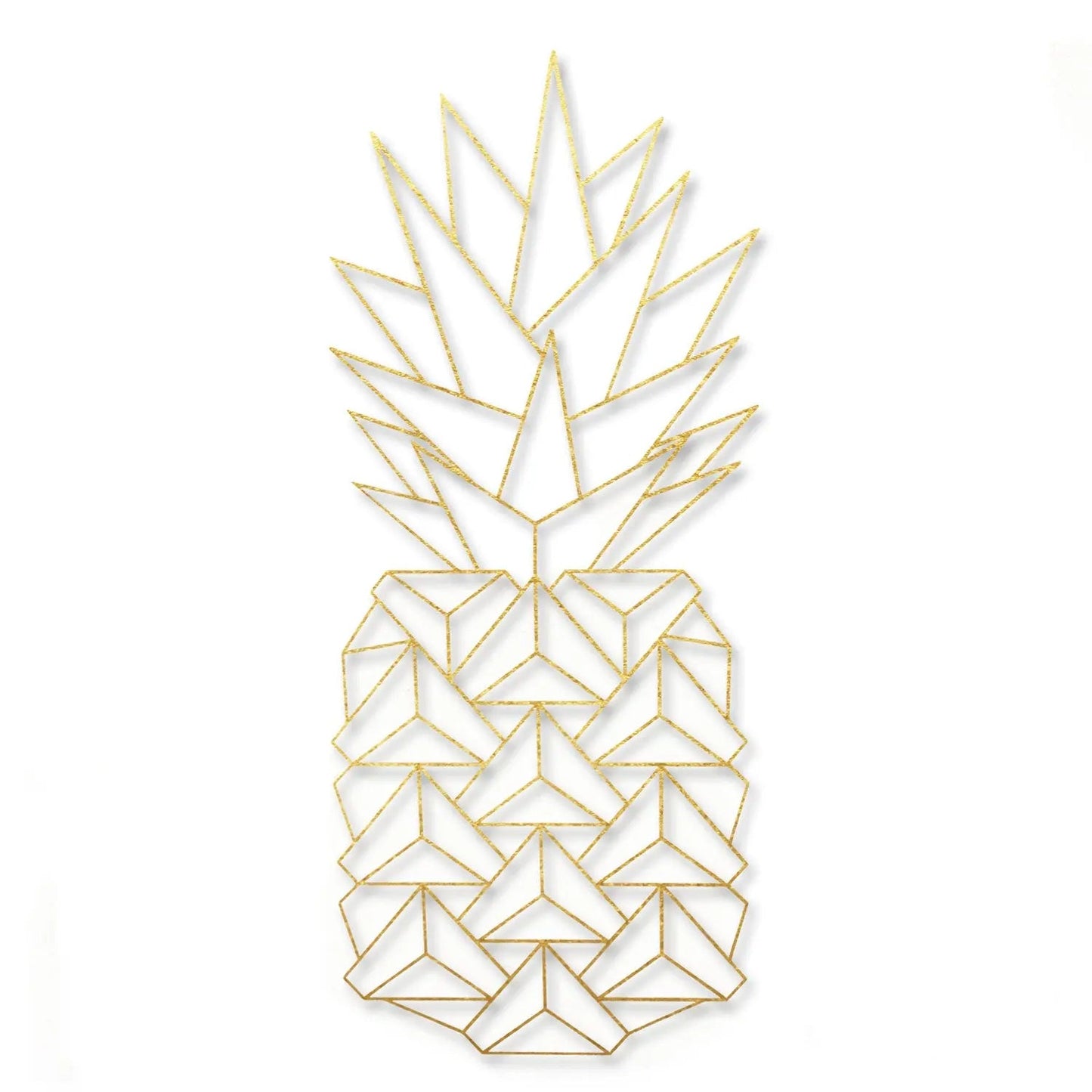 Origami Ananas V2 aus Holz -