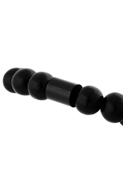 Artem Wood Bracelet - Black - Black