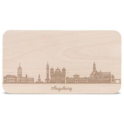Frühstücksbrettchen Skyline Augsburg
