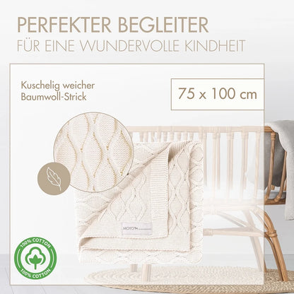 Babydecke Wellen-Struktur "Anmutiger Wellenreiter"
