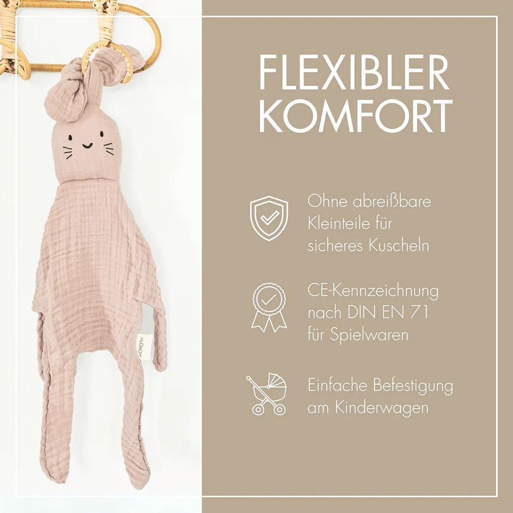 Musselin Geschenk-Set Weicher Wüstensand