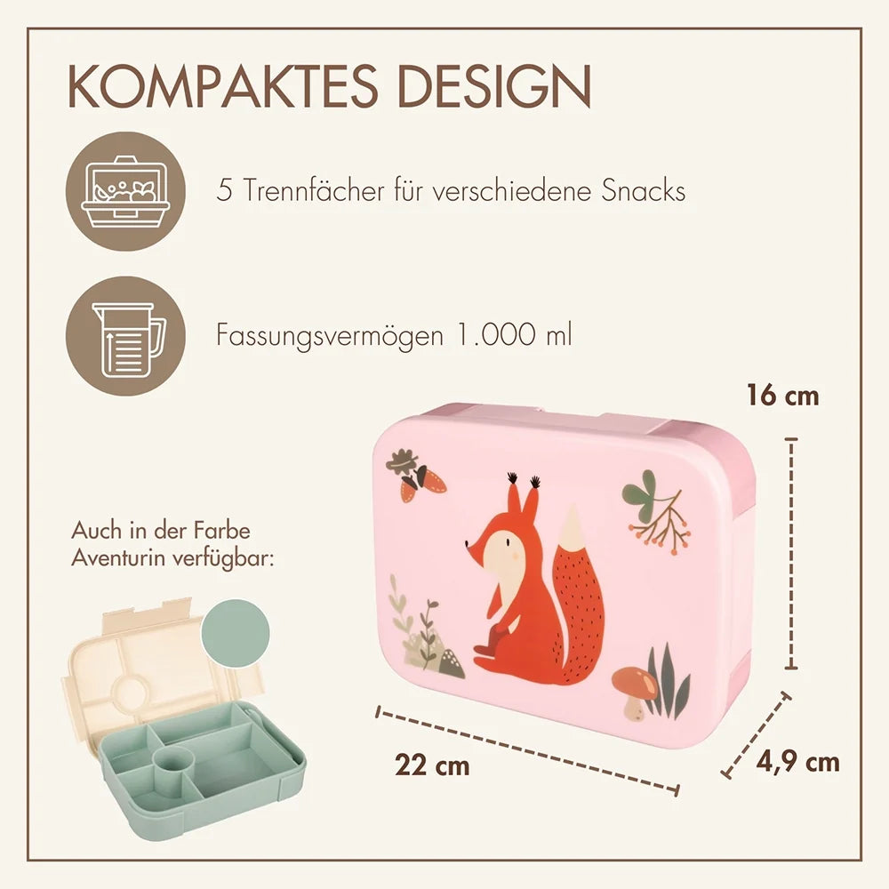 Brotdose für Kindergarten und Grundschule Rosé