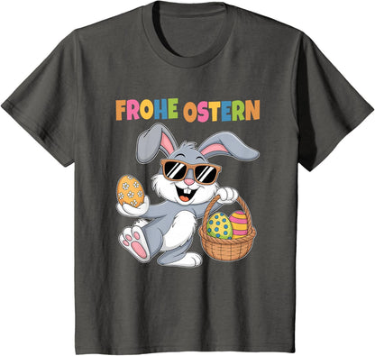 Ostergeschenke Ostern Outfit Junge Mädchen Kinder Osterhase T-Shirt