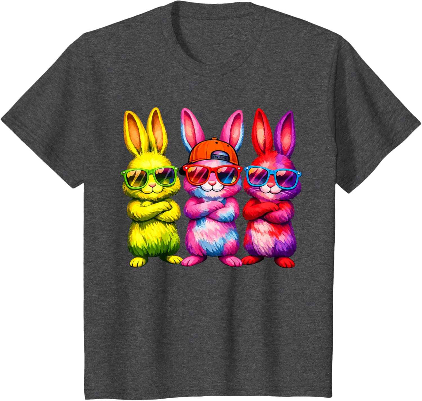 Lustige Osterhase Coole Hasen Kinder für Ostern Jungen Mädchen T-Shirt