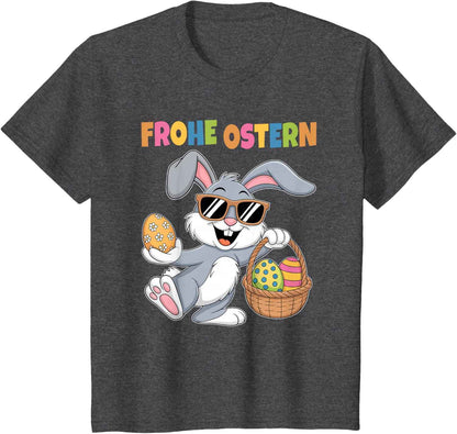 Ostergeschenke Ostern Outfit Junge Mädchen Kinder Osterhase T-Shirt