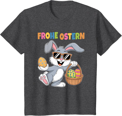 Ostergeschenke Ostern Outfit Junge Mädchen Kinder Osterhase T-Shirt