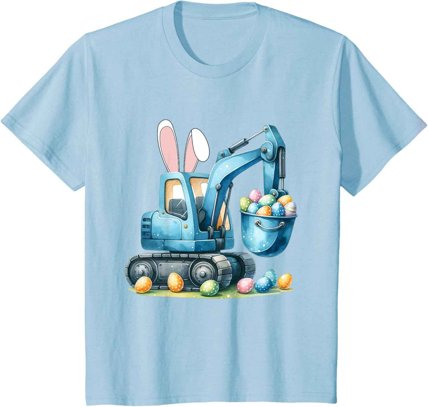 Osterhase Bagger mit Hasenohren Für Ostern für Jungen Kinder T-Shirt