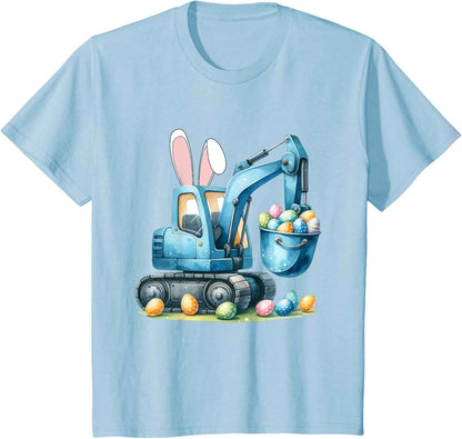 Osterhase Bagger mit Hasenohren Für Ostern für Jungen Kinder T-Shirt
