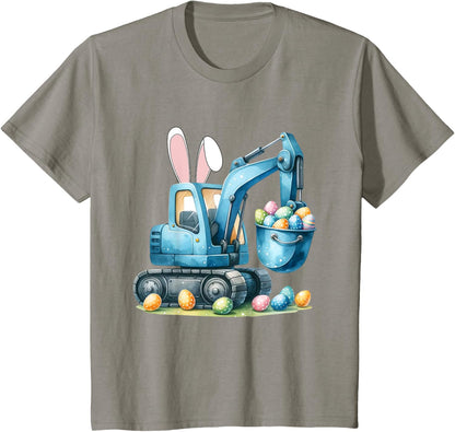 Osterhase Bagger mit Hasenohren Für Ostern für Jungen Kinder T-Shirt