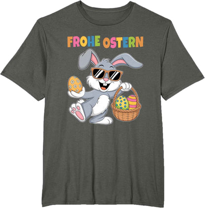 Ostergeschenke Ostern Outfit Junge Mädchen Kinder Osterhase T-Shirt