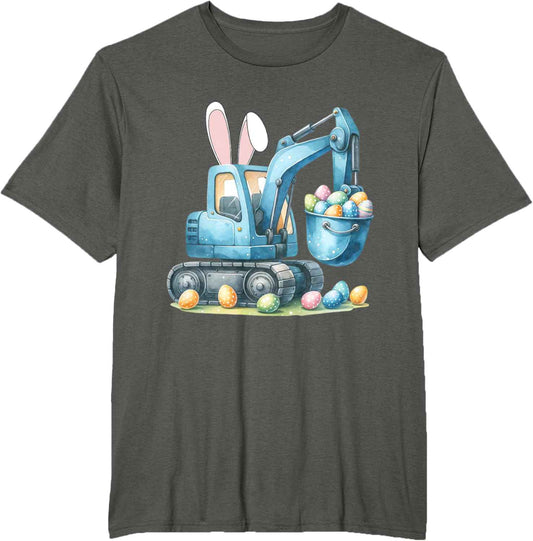 Osterhase Bagger mit Hasenohren Für Ostern für Jungen Kinder T-Shirt