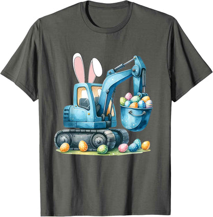 Osterhase Bagger mit Hasenohren Für Ostern für Jungen Kinder T-Shirt