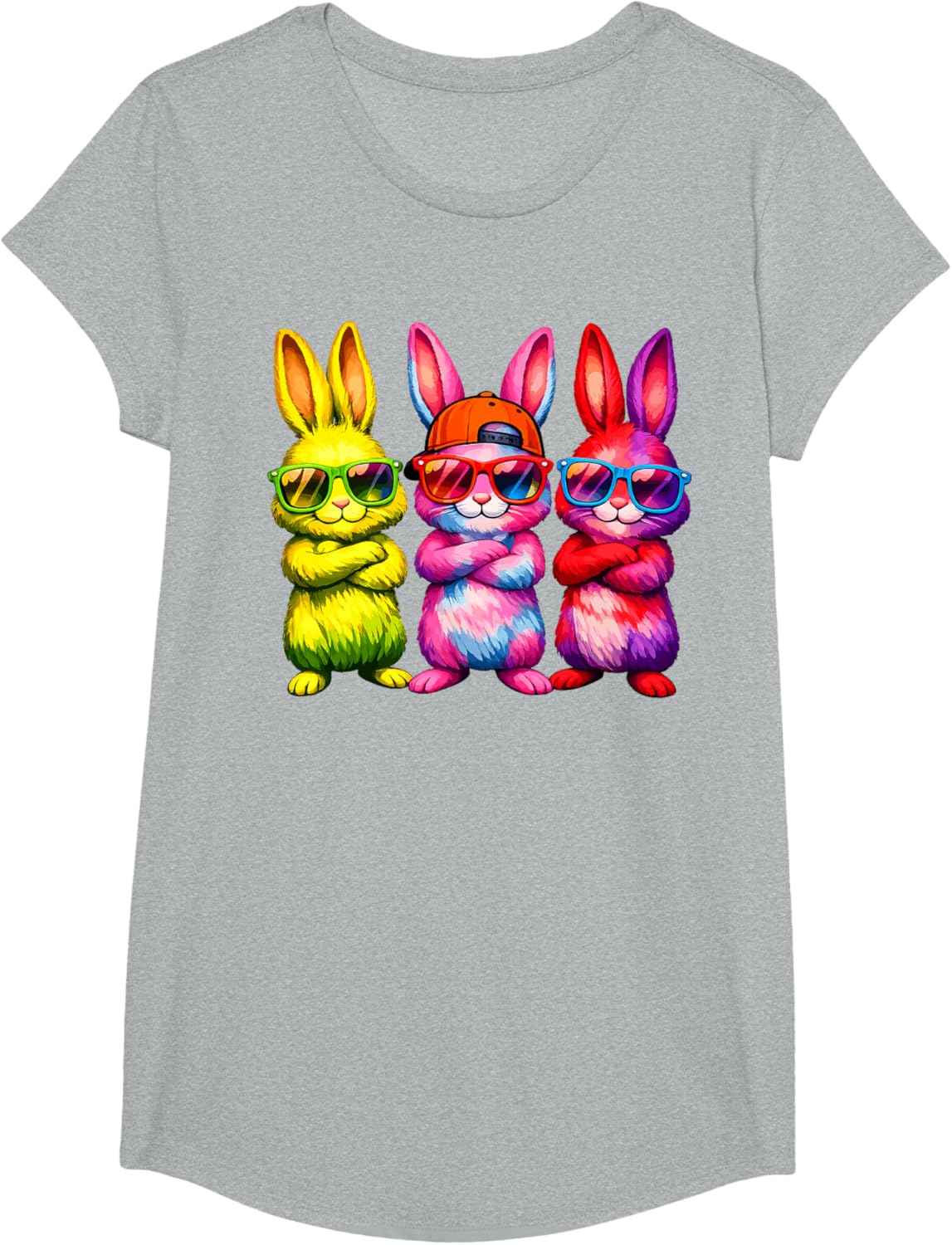 Lustige Osterhase Coole Hasen Kinder für Ostern Jungen Mädchen T-Shirt