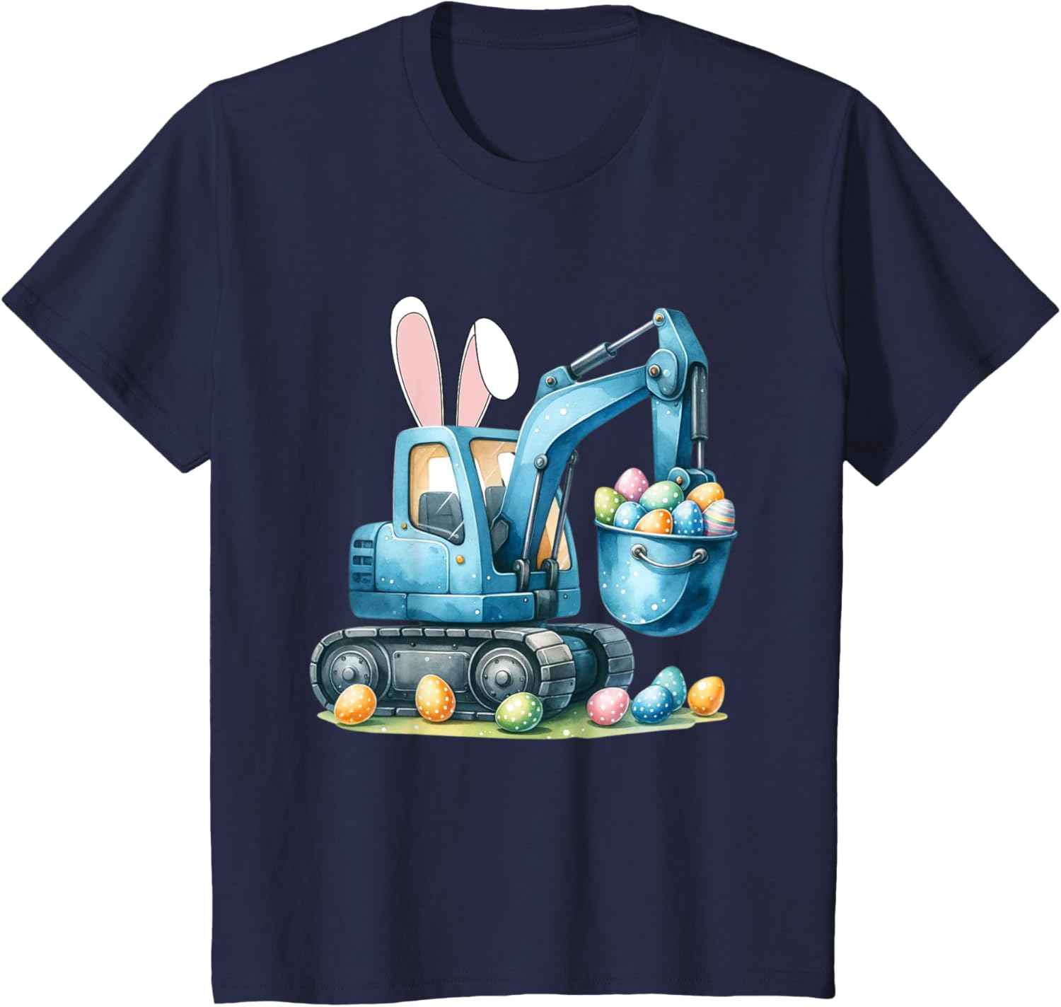 Osterhase Bagger mit Hasenohren Für Ostern für Jungen Kinder T-Shirt
