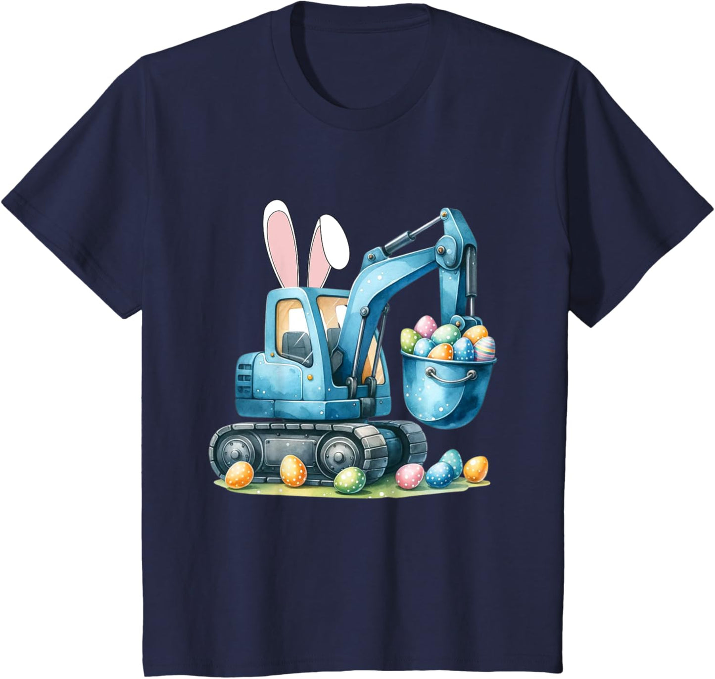 Osterhase Bagger mit Hasenohren Für Ostern für Jungen Kinder T-Shirt