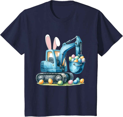 Osterhase Bagger mit Hasenohren Für Ostern für Jungen Kinder T-Shirt