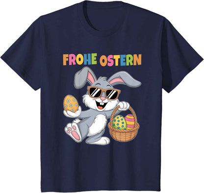 Ostergeschenke Ostern Outfit Junge Mädchen Kinder Osterhase T-Shirt