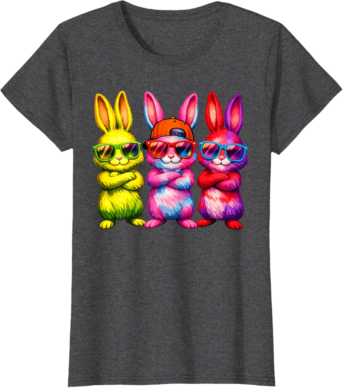 Lustige Osterhase Coole Hasen Kinder für Ostern Jungen Mädchen T-Shirt