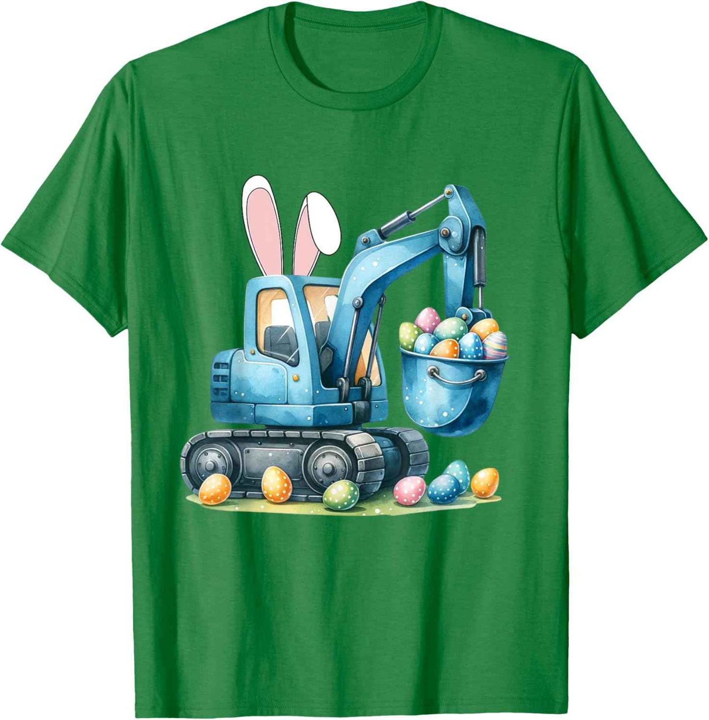 Osterhase Bagger mit Hasenohren Für Ostern für Jungen Kinder T-Shirt