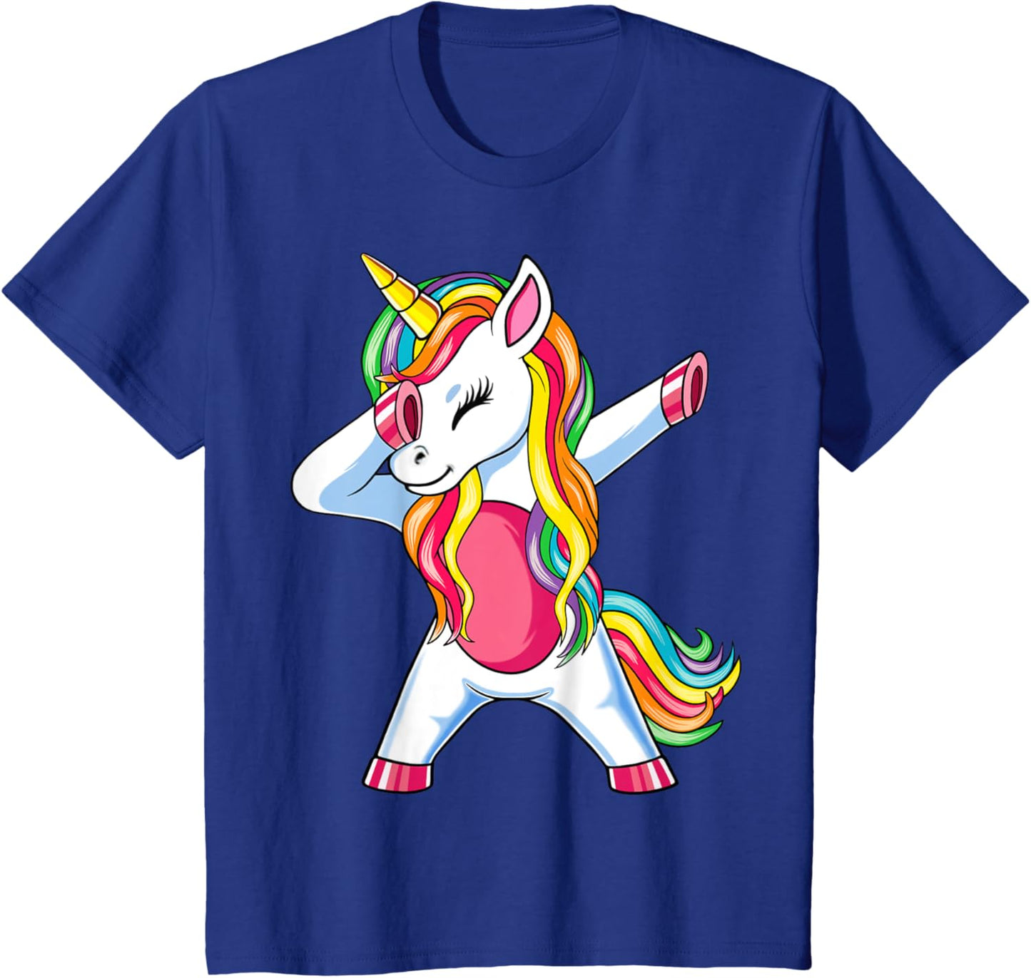 Dab Einhorn Dabbing Unicorn Regenbogen Jungen Mädchen Kinder T-Shirt