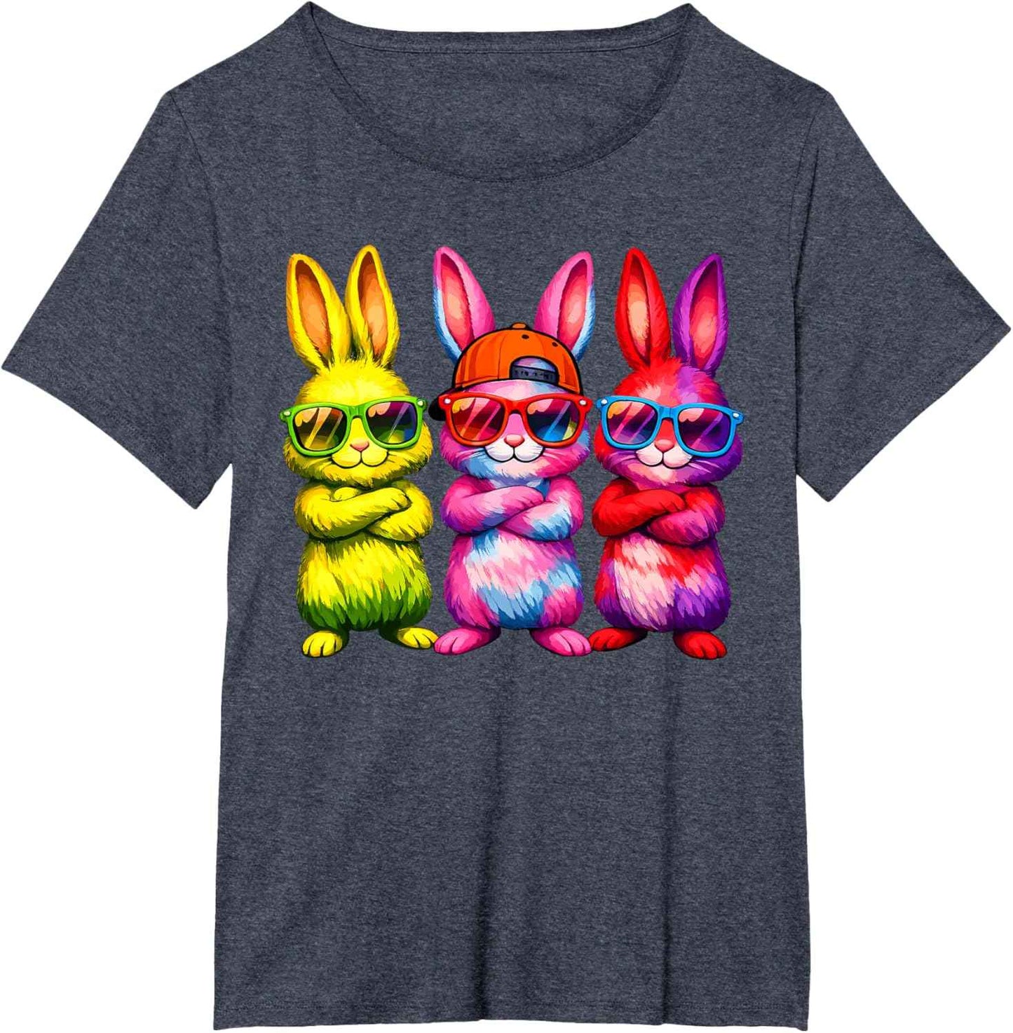 Lustige Osterhase Coole Hasen Kinder für Ostern Jungen Mädchen T-Shirt