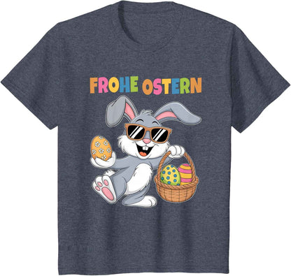 Ostergeschenke Ostern Outfit Junge Mädchen Kinder Osterhase T-Shirt