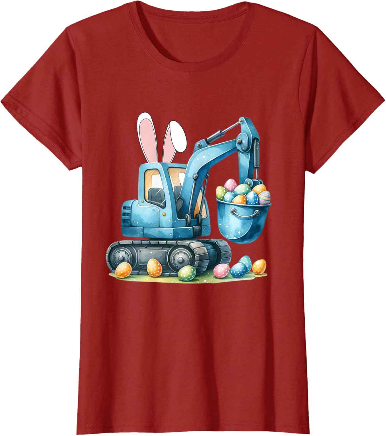 Osterhase Bagger mit Hasenohren Für Ostern für Jungen Kinder T-Shirt