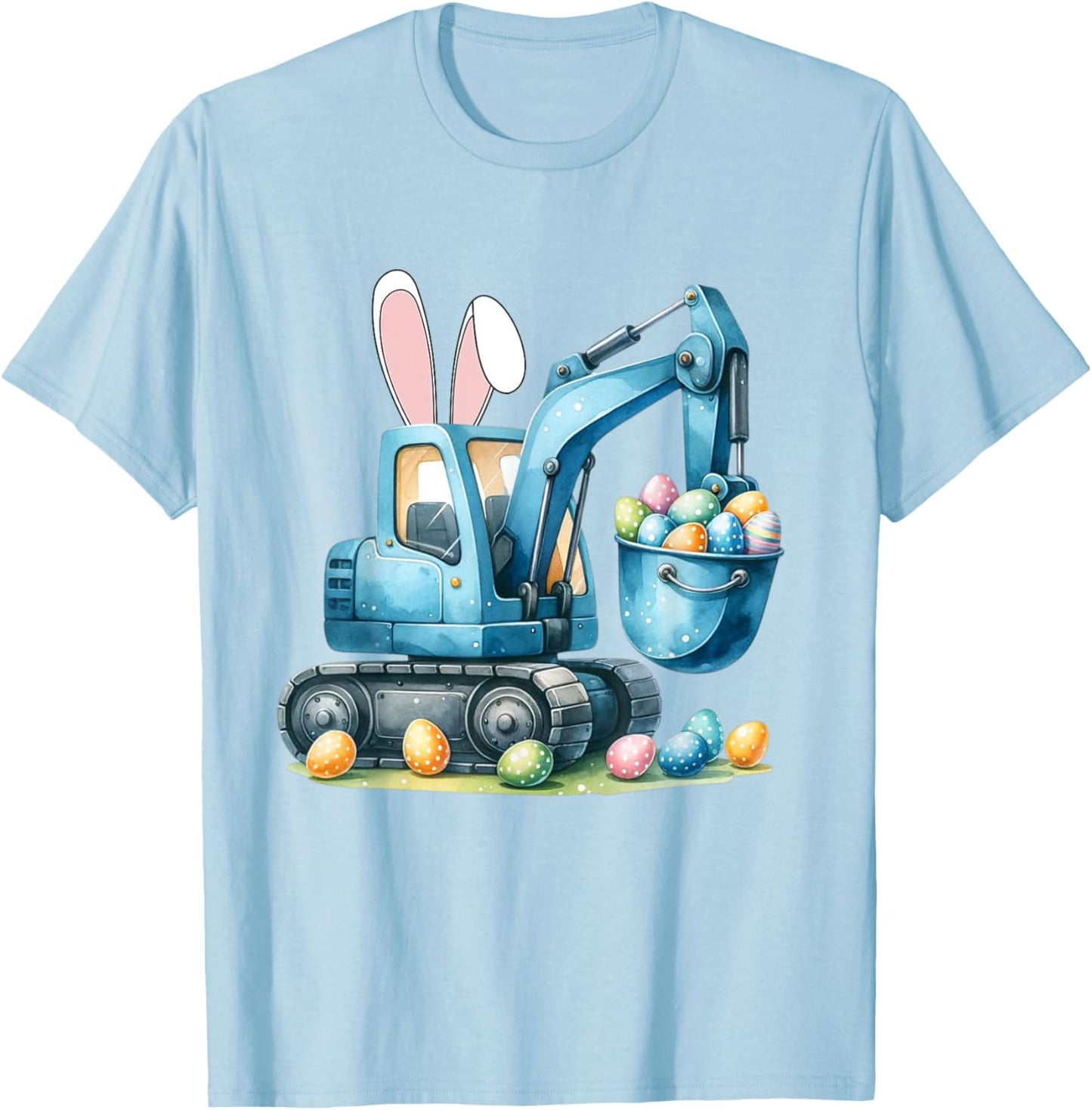 Osterhase Bagger mit Hasenohren Für Ostern für Jungen Kinder T-Shirt