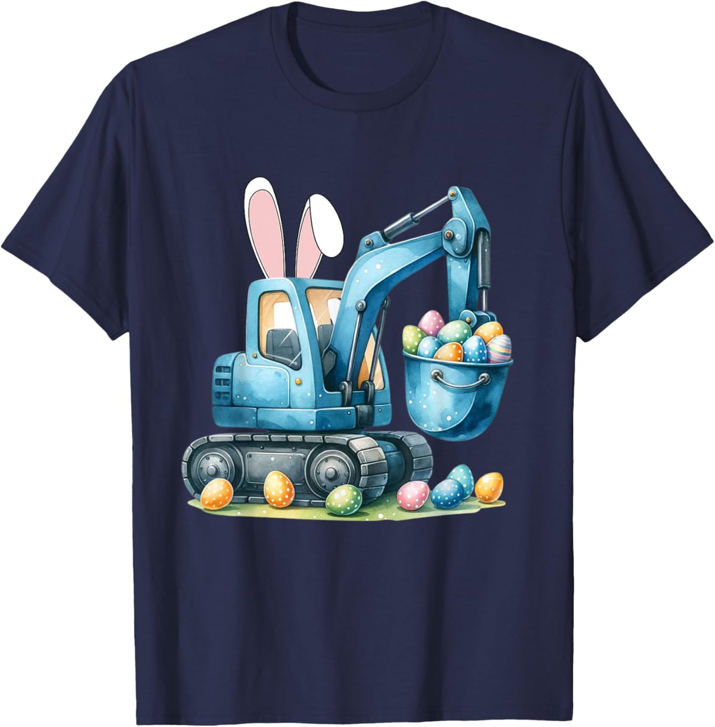 Osterhase Bagger mit Hasenohren Für Ostern für Jungen Kinder T-Shirt