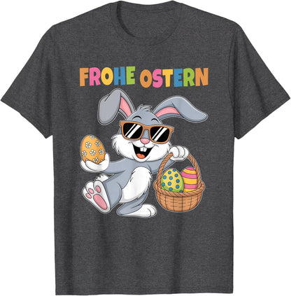 Ostergeschenke Ostern Outfit Junge Mädchen Kinder Osterhase T-Shirt