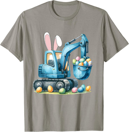 Osterhase Bagger mit Hasenohren Für Ostern für Jungen Kinder T-Shirt