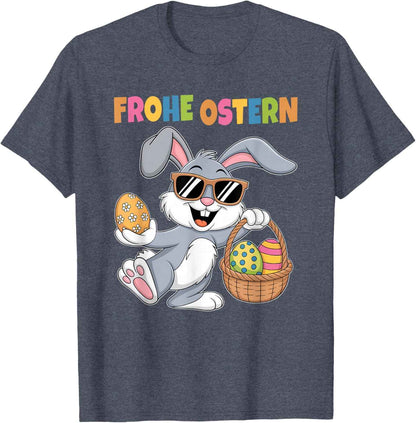 Ostergeschenke Ostern Outfit Junge Mädchen Kinder Osterhase T-Shirt