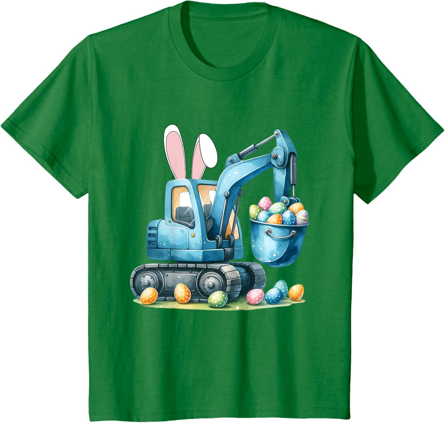 Osterhase Bagger mit Hasenohren Für Ostern für Jungen Kinder T-Shirt