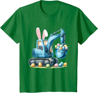 Osterhase Bagger mit Hasenohren Für Ostern für Jungen Kinder T-Shirt