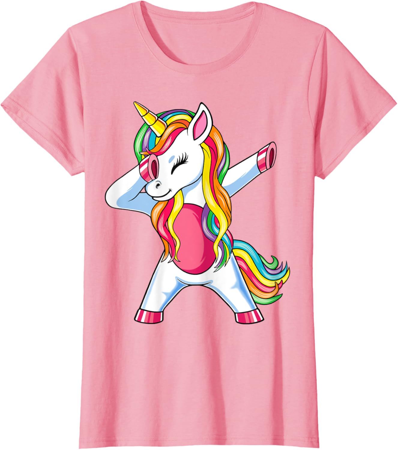 Dab Einhorn Dabbing Unicorn Regenbogen Jungen Mädchen Kinder T-Shirt