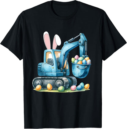 Osterhase Bagger mit Hasenohren Für Ostern für Jungen Kinder T-Shirt