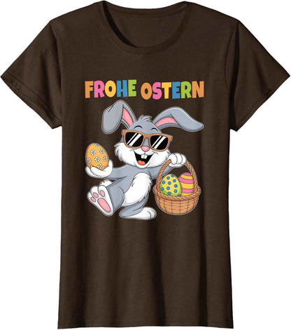 Ostergeschenke Ostern Outfit Junge Mädchen Kinder Osterhase T-Shirt