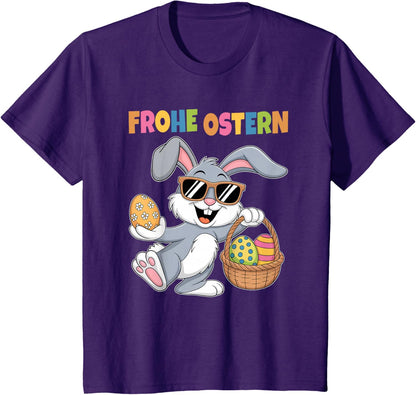 Ostergeschenke Ostern Outfit Junge Mädchen Kinder Osterhase T-Shirt