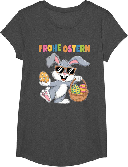 Ostergeschenke Ostern Outfit Junge Mädchen Kinder Osterhase T-Shirt