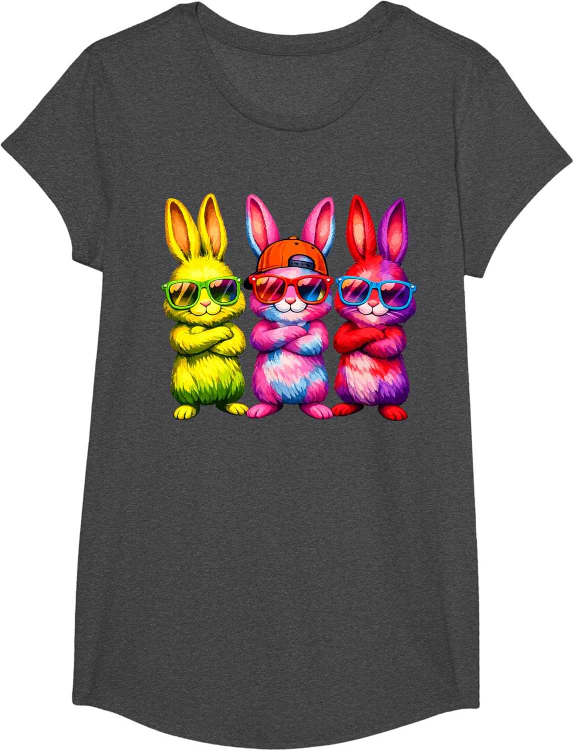 Lustige Osterhase Coole Hasen Kinder für Ostern Jungen Mädchen T-Shirt