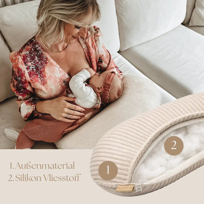 Stillkissen Halbmond Cord – Komfort & Stil District for Kids