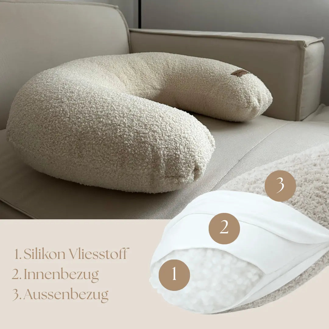 Stillkissen U-Form Bouclé – Oeko-Tex zertifiziert District for Kids